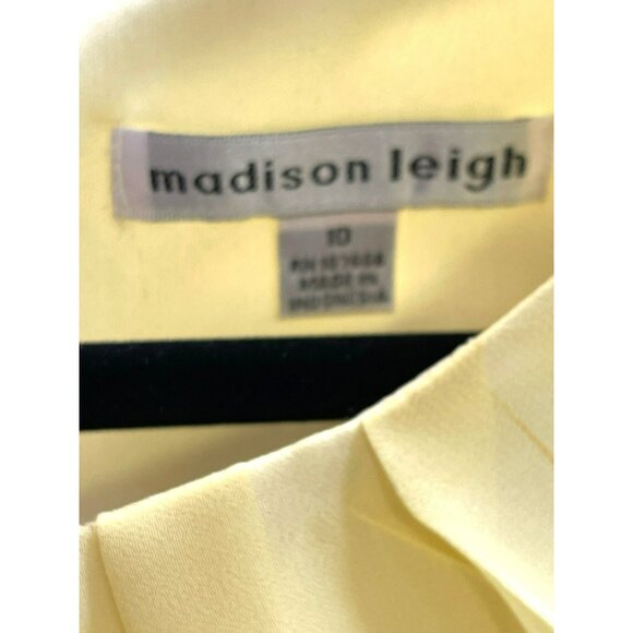 Madison Leigh Yellow Floral Sleeveless Midi Flowy Dress Sz 10 NWOT - Picture 5 of 6